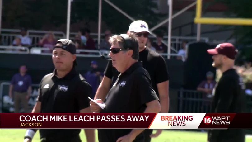 Mississippi State football coach Mike Leach dies