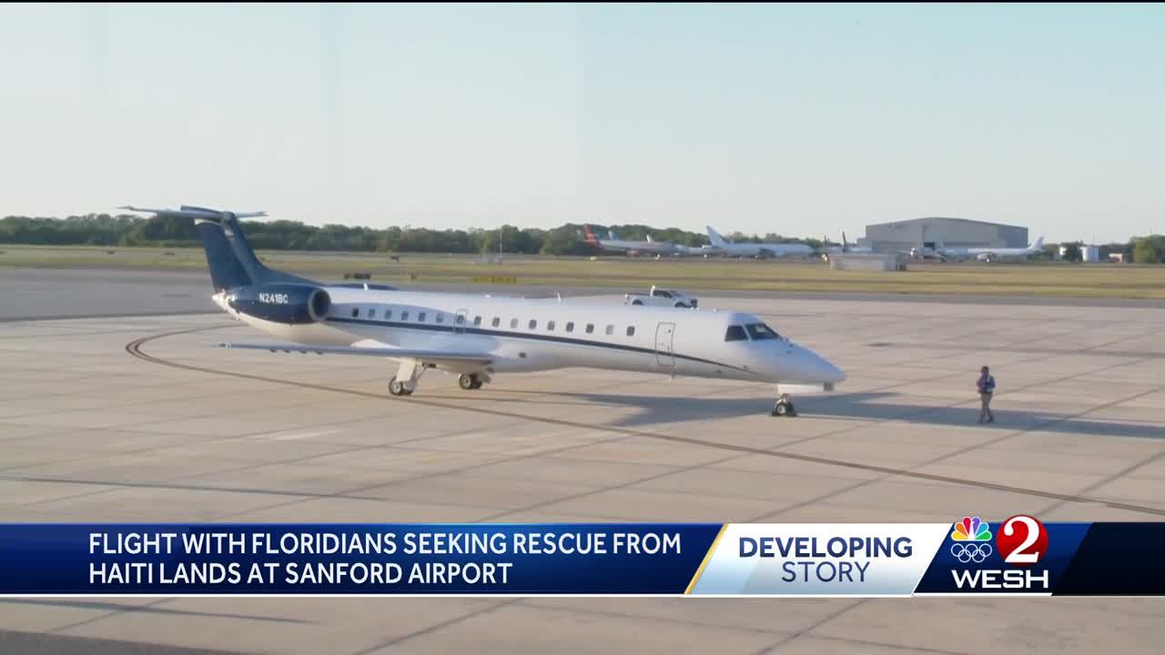 Plane carrying Floridians escaping Haiti violence lands in Sanford