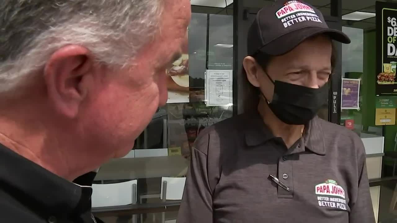 Pizza company president gives car to delivery driver after theft