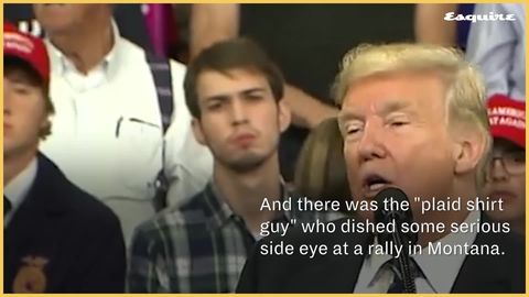 preview for The Many Reactions of People Watching Trump Speak