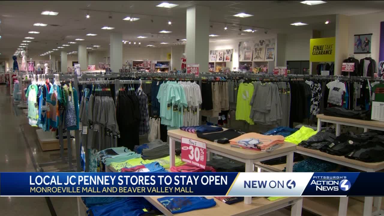 J.C. Penney stores closing at Pittsburgh Mills in Frazer, Monroeville, near  Butler and in the Beaver Valley