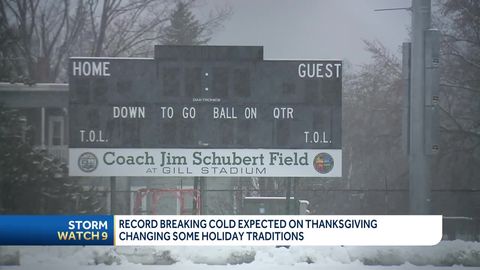 preview for Record-breaking cold expected on Thanksgiving, changing some holiday traditions