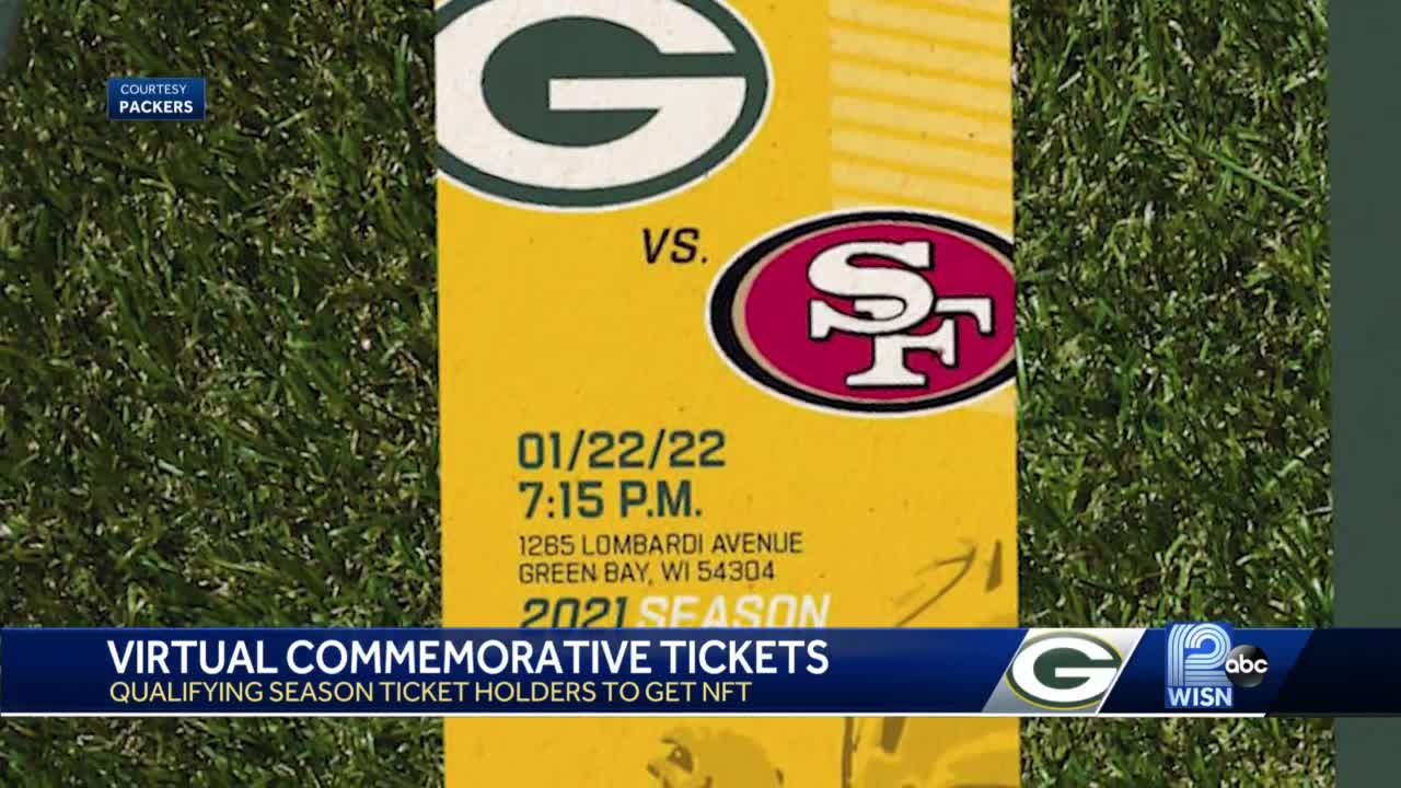 2021 Green Bay Packers Commemorative Tickets 2022 Season Ticket