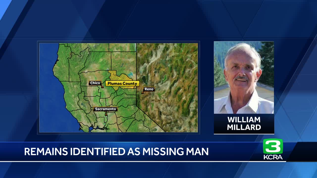 Remains of man reported missing in 2017 found in Plumas County