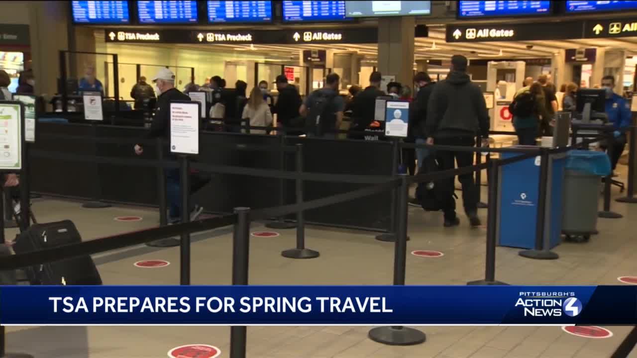 TSA prepared for spring travel out of Pittsburgh International