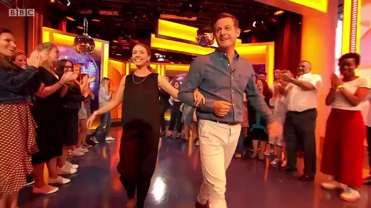 preview for Stacey Dooley and Matt Baker dance on The One Show (BBC)