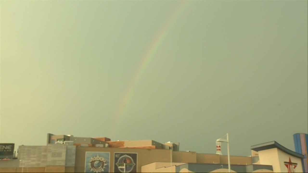 LOOK: Rainbow formed over Levi's Stadium after Patriots' win over 49ers