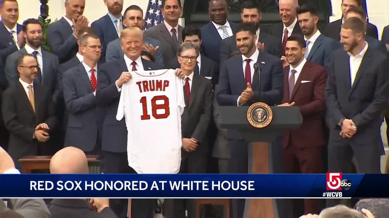 Boston Red Sox see racial divide over White House visit - BBC News