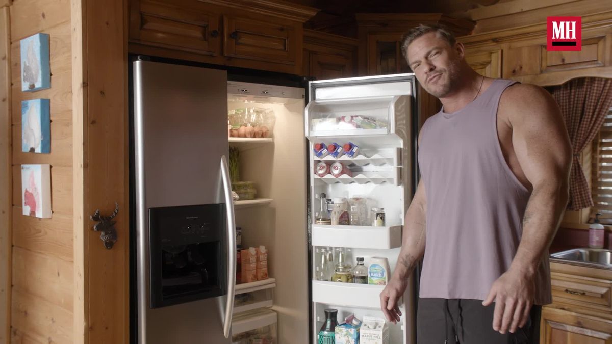 preview for Alan Ritchson Shows Off His Gym and Fridge | Gym & Fridge | Men’s Health