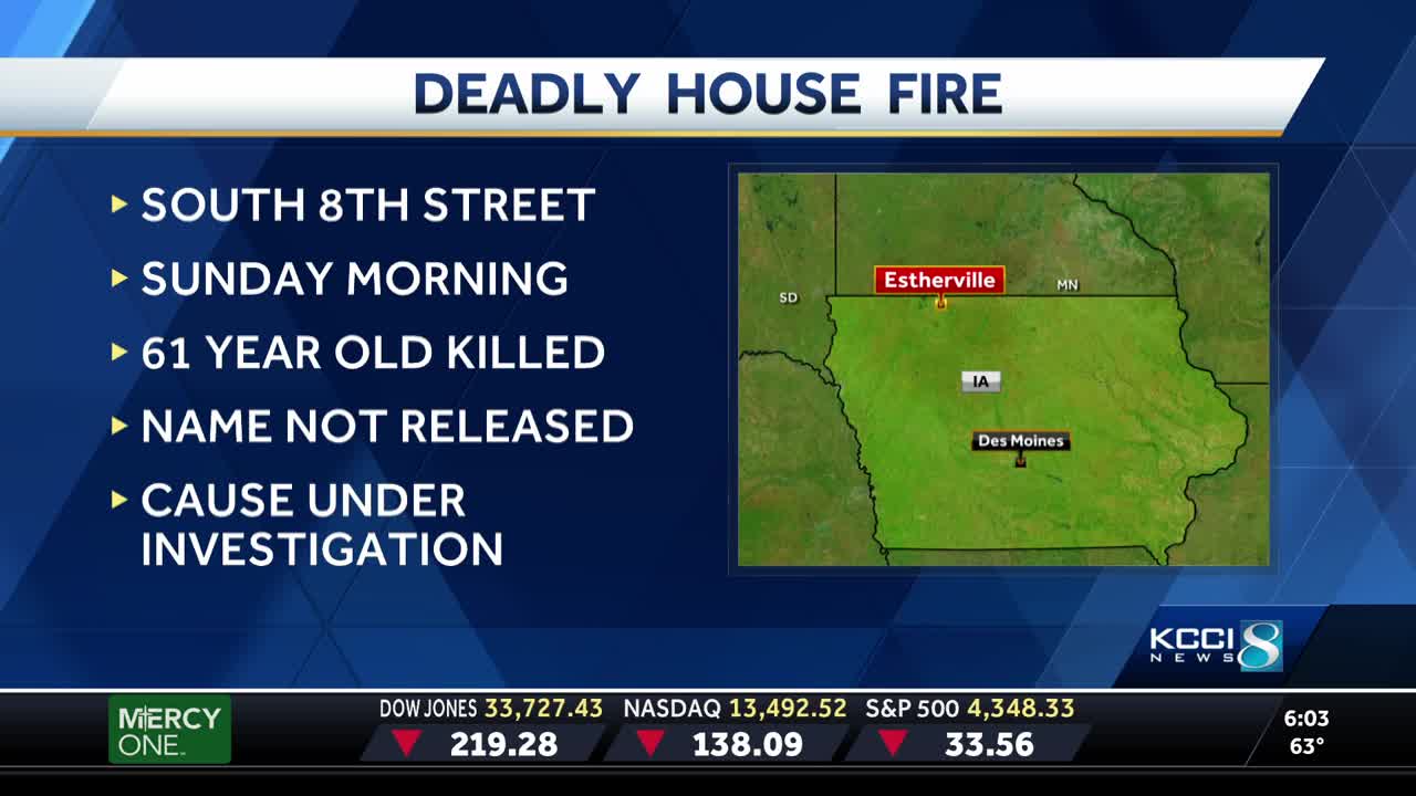 61-year-old man dies in Iowa house fire | Flipboard