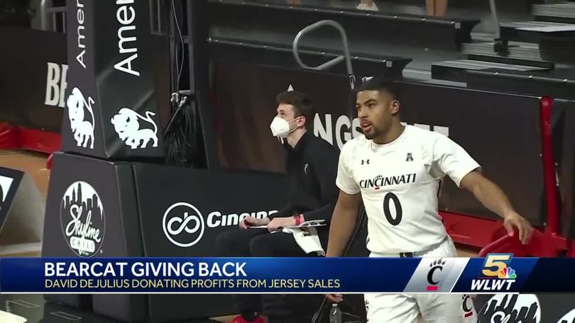UC Bearcats basketball player David DeJulius donating proceeds