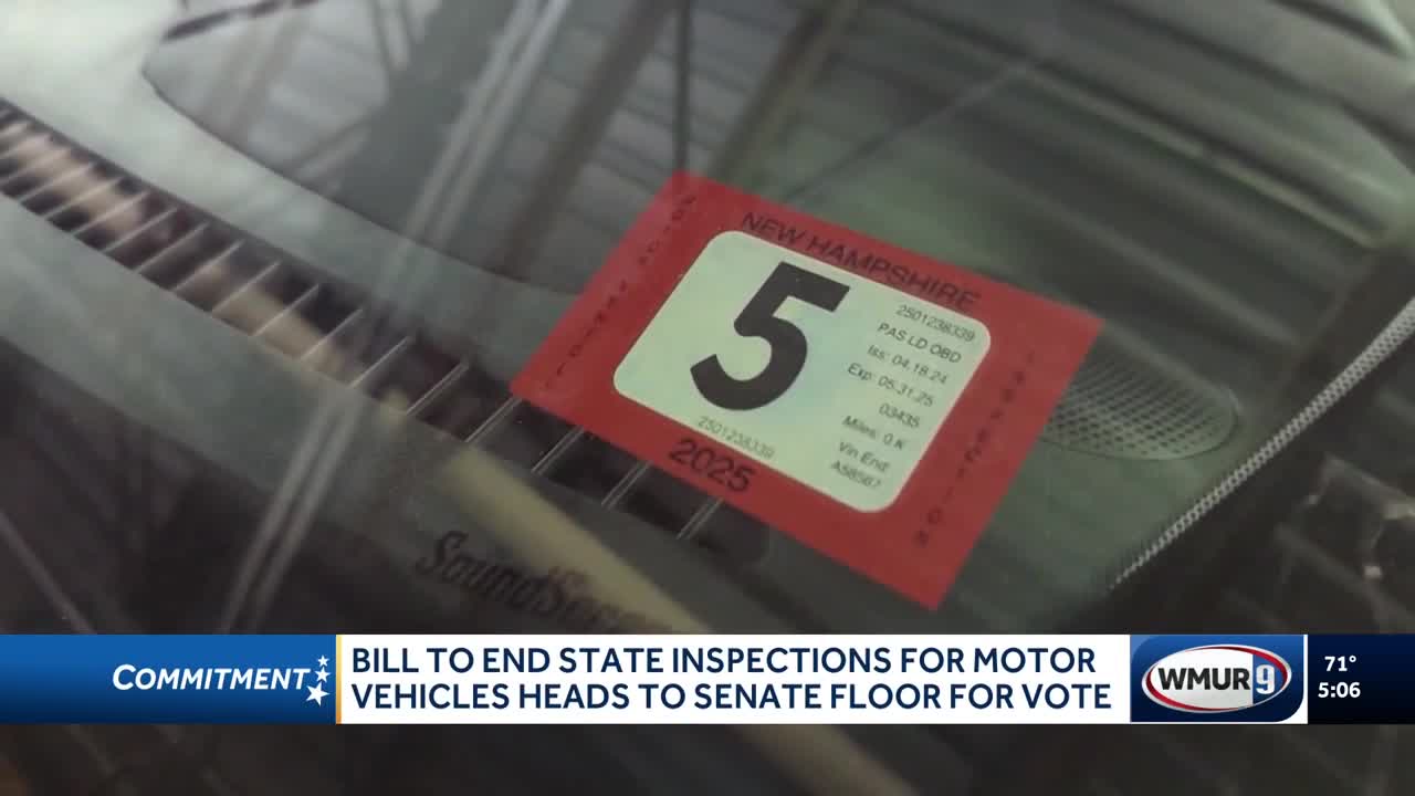 Bill to end state inspections for motor vehicles heads to Senate floor for vote