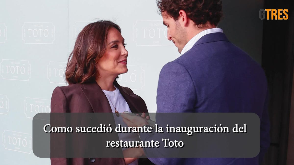 iÃ±igo onieva and tamara falco attending inauguration of " toto " in madrid on thursday, may 5, 2022