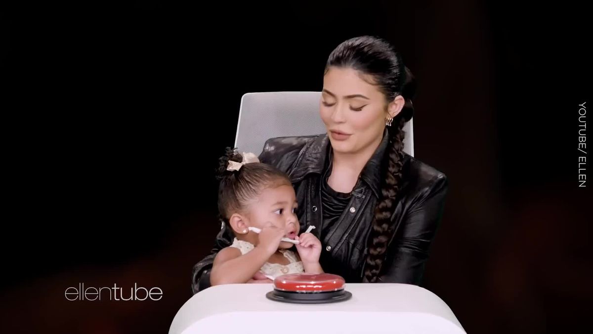 preview for Stormi steals the show during quick fire questions with mum Kylie Jenner