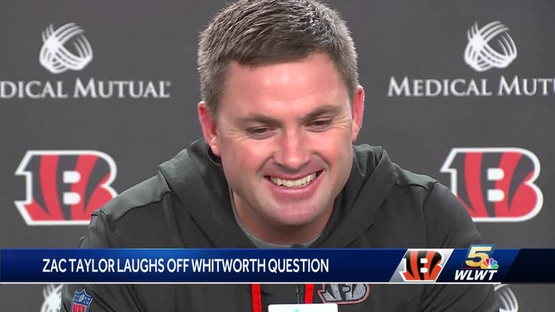 Bengals coach Zac Taylor chuckles at Andrew Whitworth reunion talk - ESPN