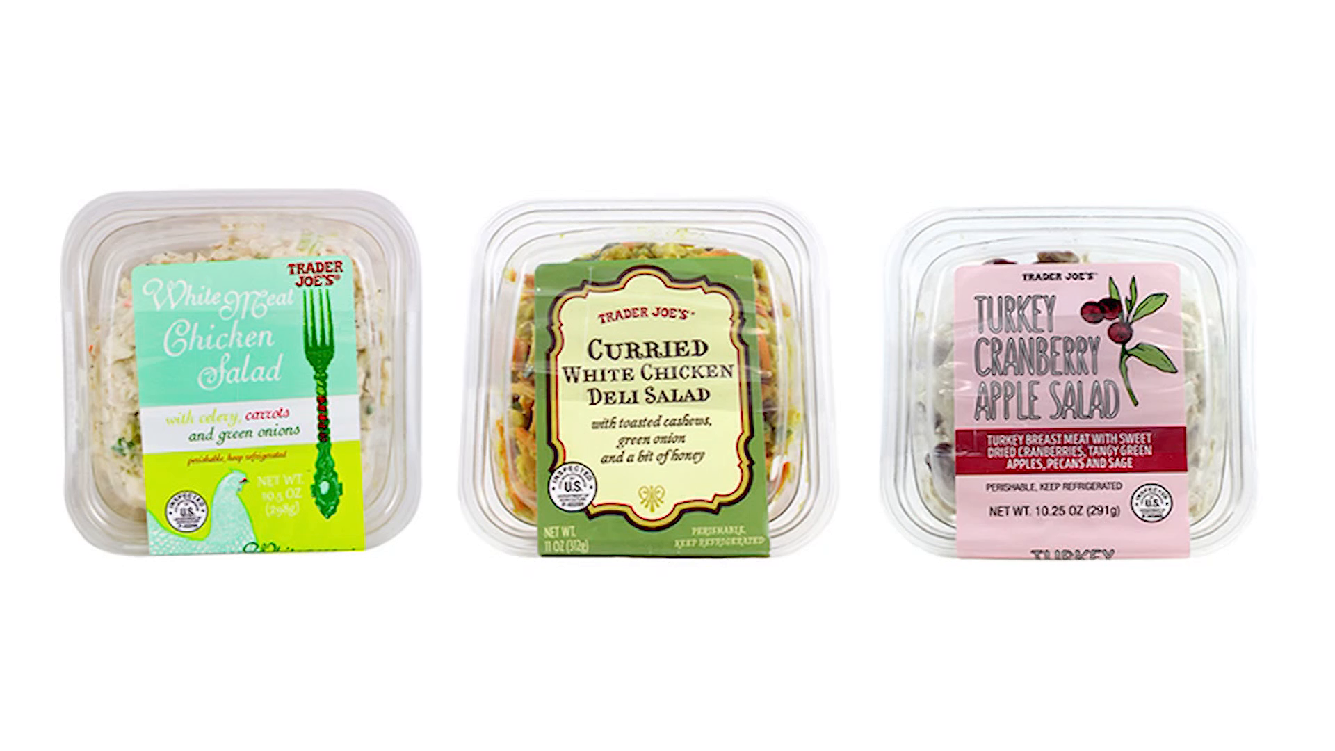 Recall: Prepared salads at Walmart, Trader Joe's, & Whole Foods