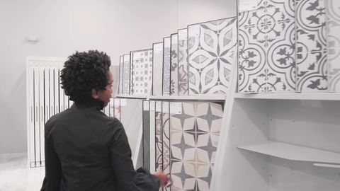 preview for Watch a Designer Choose Tiles for a Very Special Kitchen—Her Own