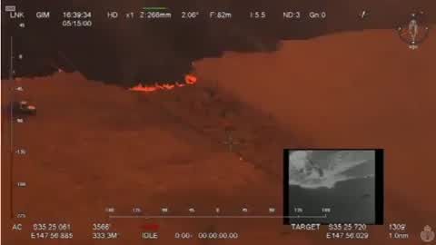 preview for Australia brushfire aerial footage