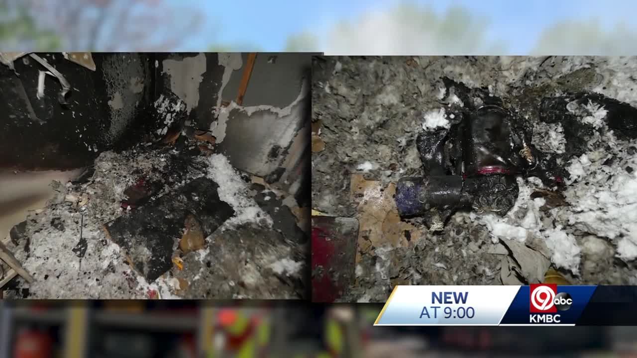 Fire department warns about charging batteries after 2 house fires in Blue Springs