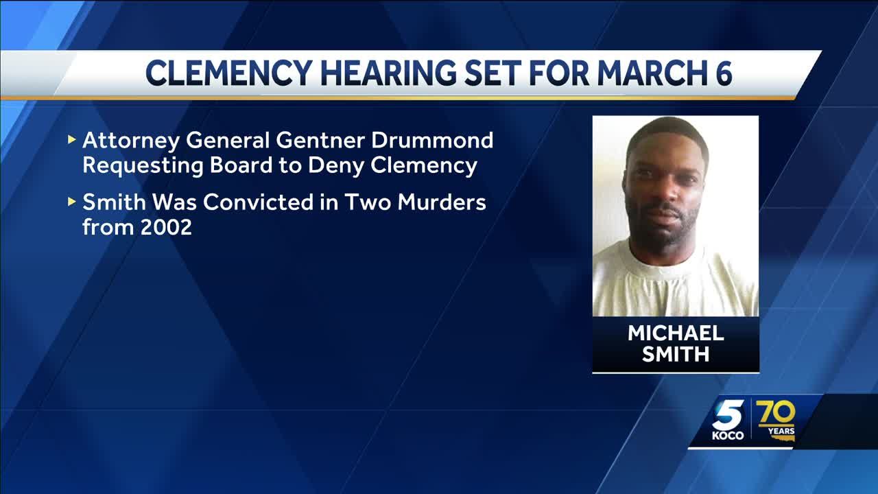 Oklahoma Attorney General Gentner Drummond requested that the Oklahoma Pardon and Parole Board deny clemency for death row inmate Michael Dewayne Smith.