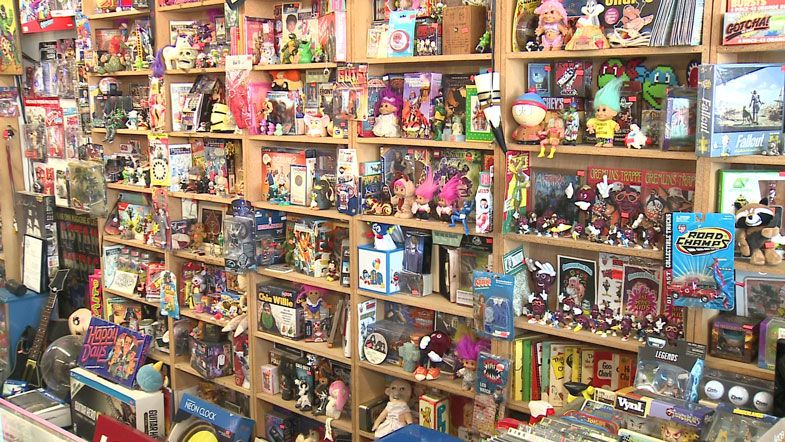 Retro store toy store