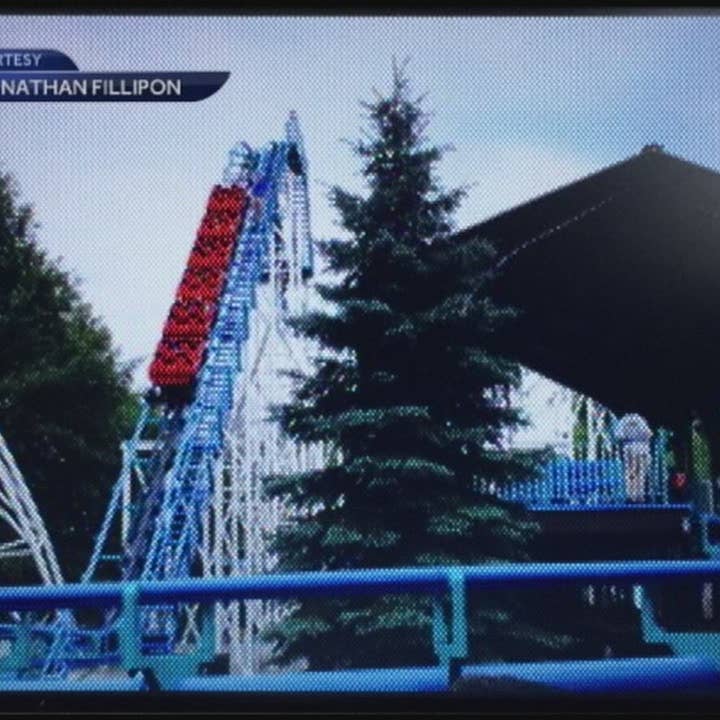 LOOK: Firefighters Practice Rescues Atop Canobie Lake Park Roller Coasters,  Ferris Wheel - CBS Boston