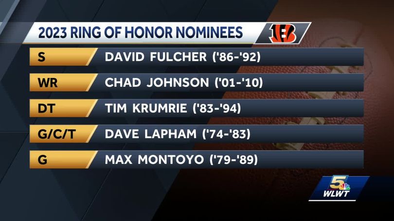 Bengals Ring of Honor game set for Monday Night Football