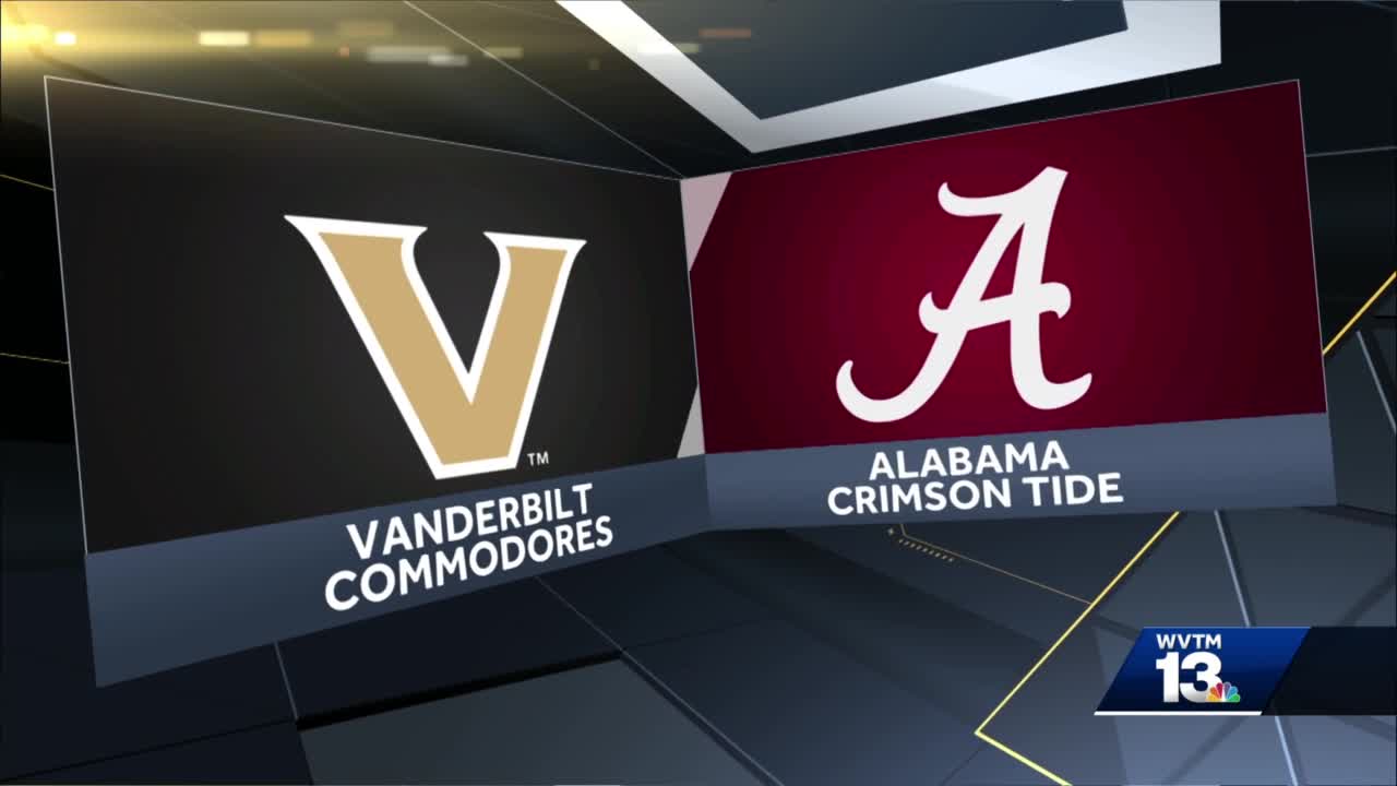 Alabama Football Last time Vandy beat Bama was a Crimson Tide low