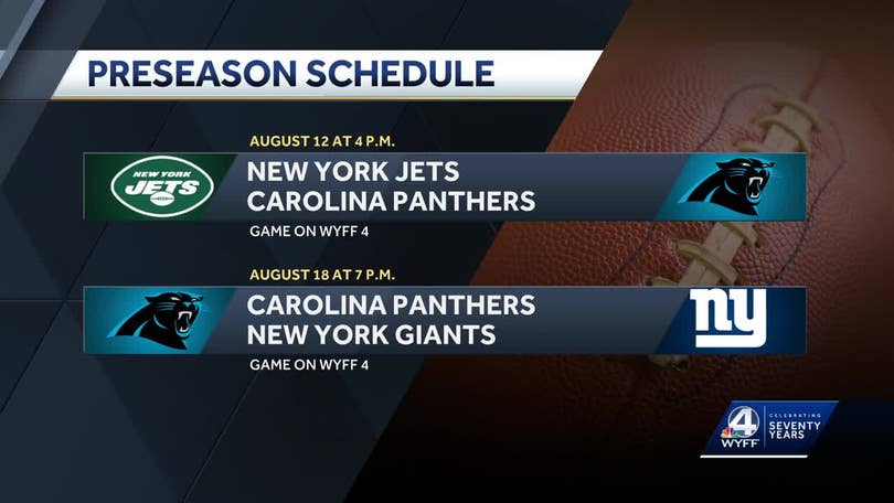 carolina panthers pre season schedule 2022