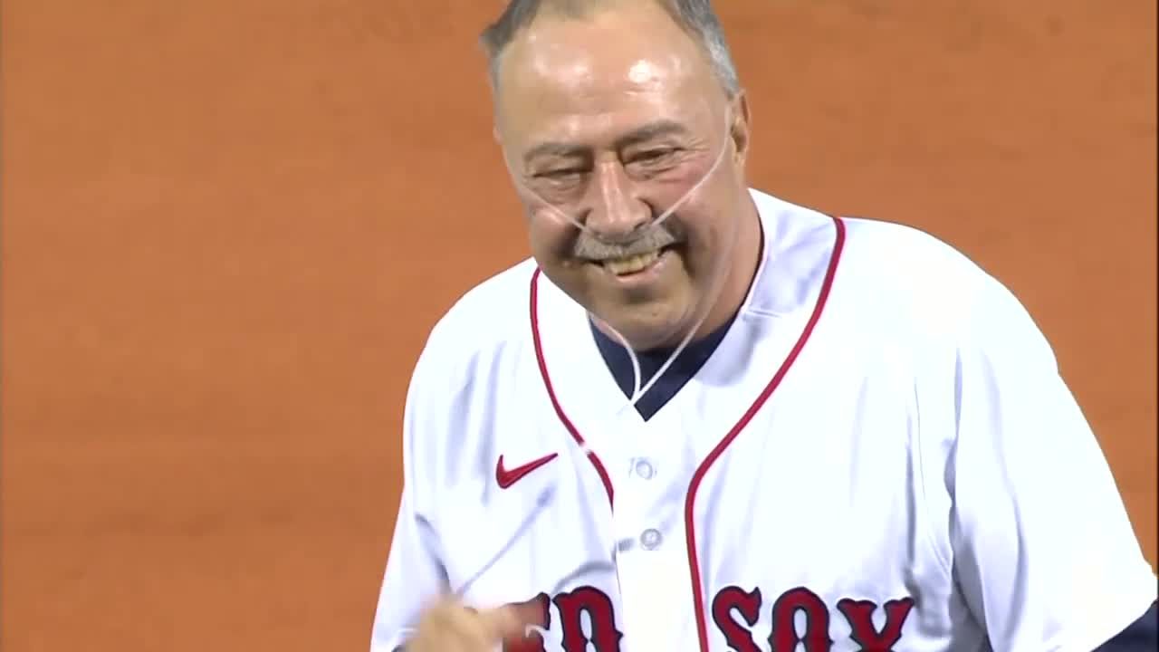 Red Sox celebrate Jerry Remy with touching pregame ceremony