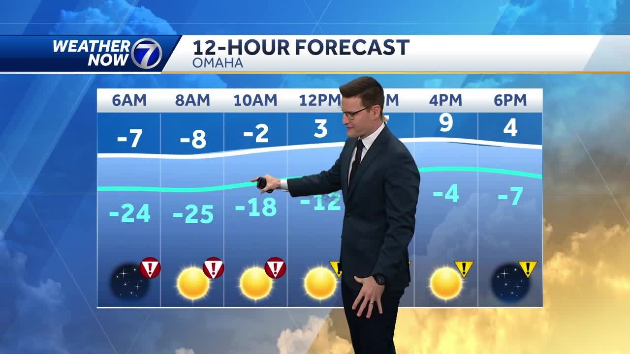 Wind chill warning Tuesday morning