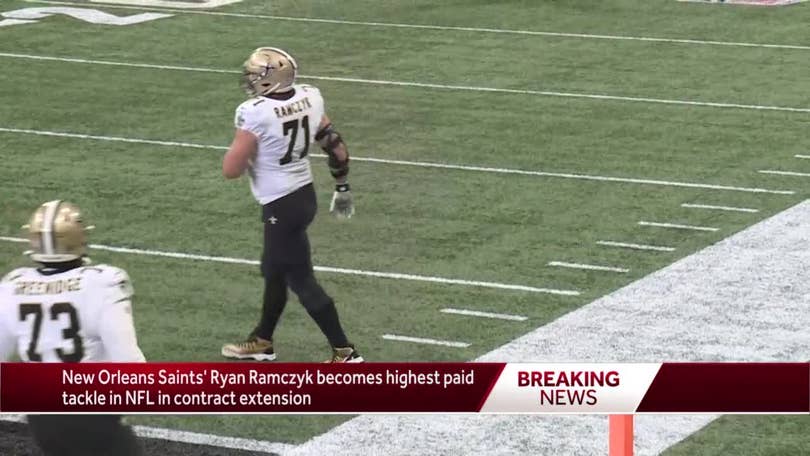 New Orleans Saints' Ryan Ramczyk becomes highest paid tackle in NFL in  contract extension