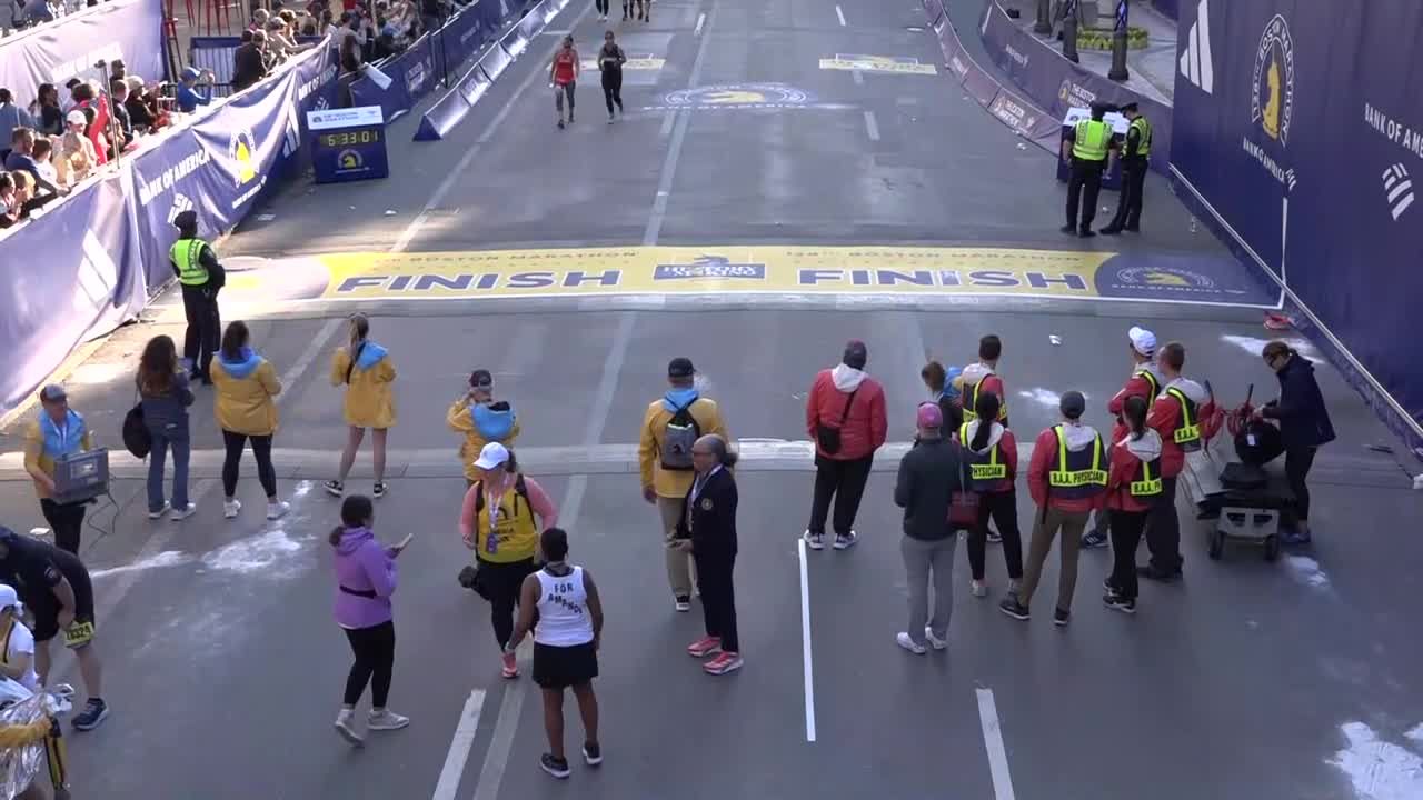 2024 Boston Marathon Find Your Finish: 6 p.m. - 6:28 p.m.