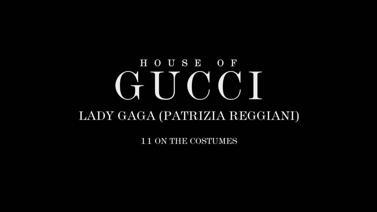 preview for Lady Gaga sui costumi di House of Gucci