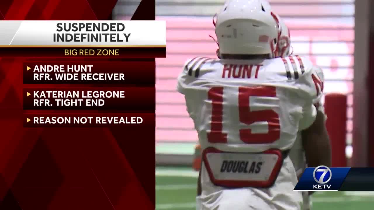 Two Husker Freshmen Suspended Indefinitely