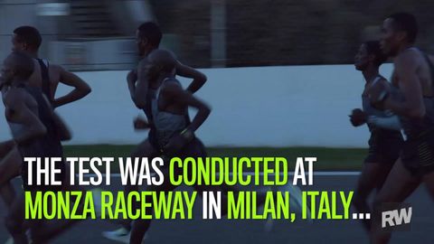 preview for Nike's Sub2 Test Run in Monza
