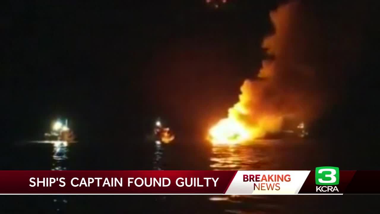 Captain convicted in California deadly scuba boat fire off coast