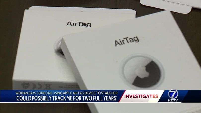 Woman says someone tracked and followed her using Apple AirTag in