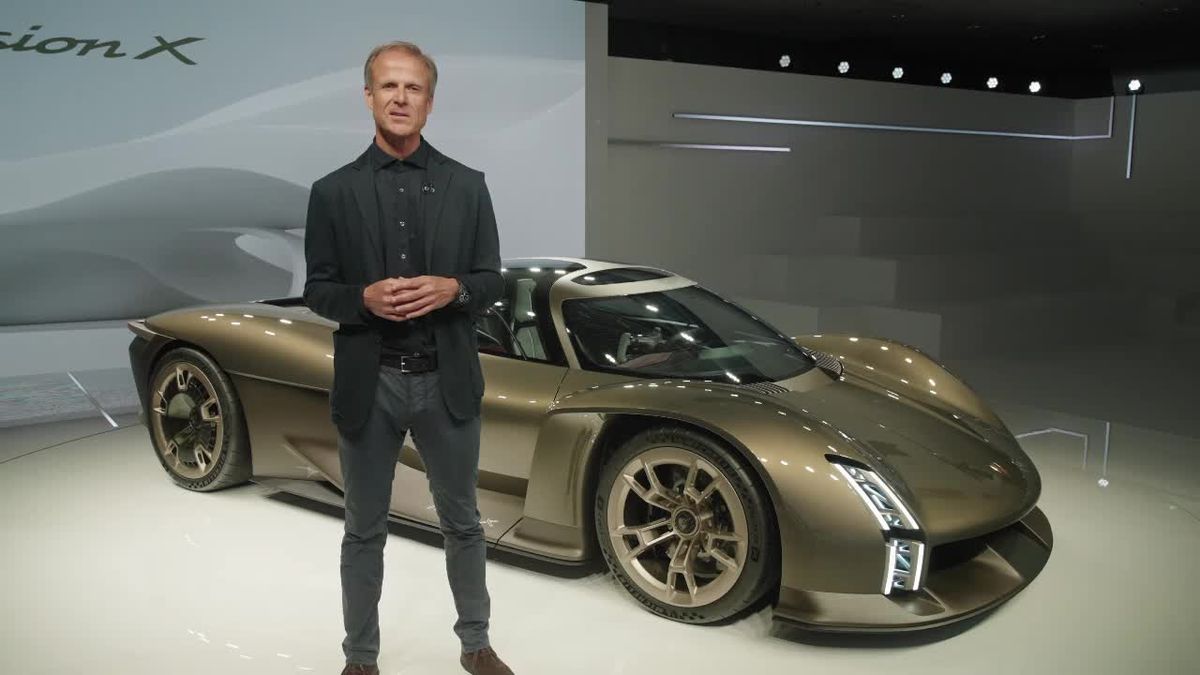Porsche Mission X All-Electric Supercar Concept Revealed