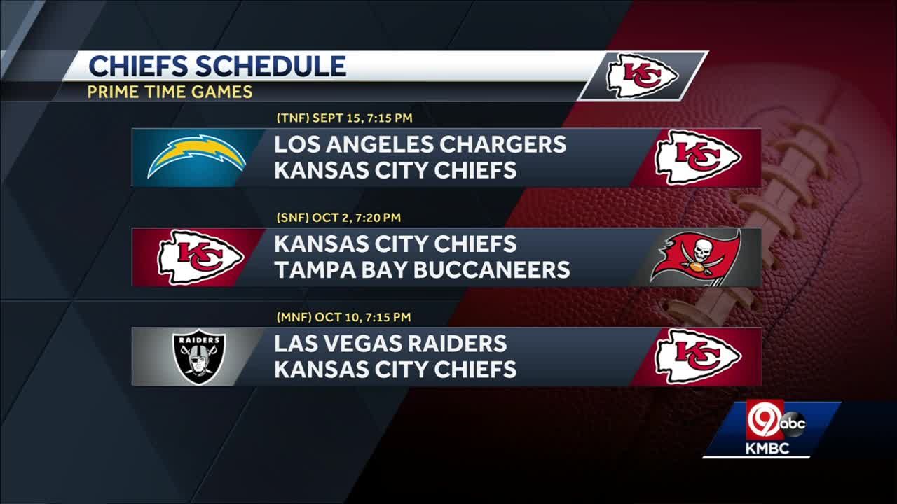Kansas City Chiefs preseason schedule times set
