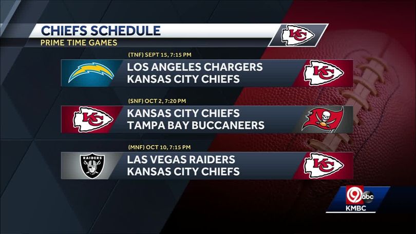 Kansas City Chiefs 2022 schedule: Mahomes vs. Brady in week 4