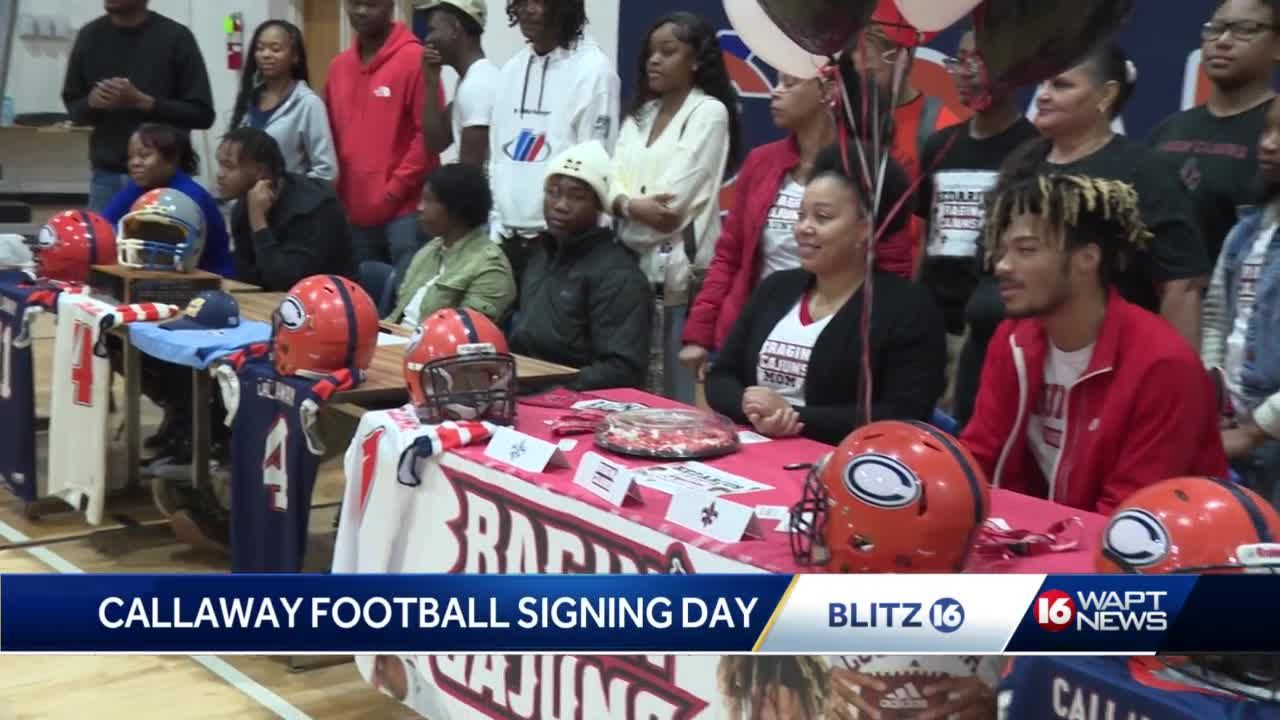 Four Callaway football players sign letters of intent