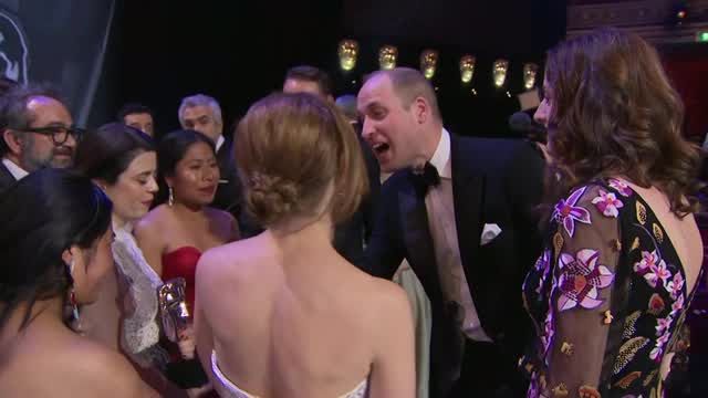 preview for Prince William at the BAFTA Awards