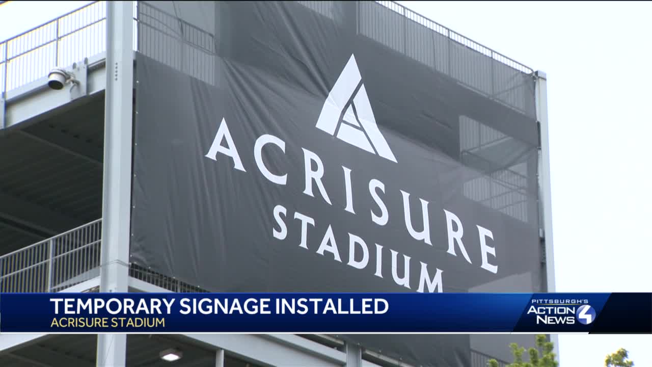 Heinz Field sign removed as transition to Acrisure continues