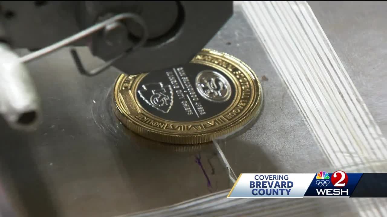 Super Bowl LVIII Coin used in toss made in Brevard County