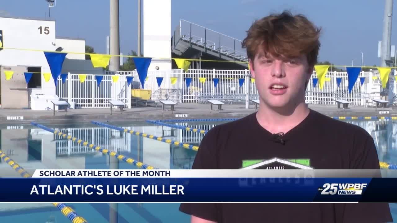 January Scholar Athlete of the Month Luke Miller