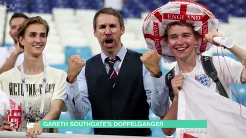 This Morning Fans Aren T Buying This Gareth Southgate Lookalike