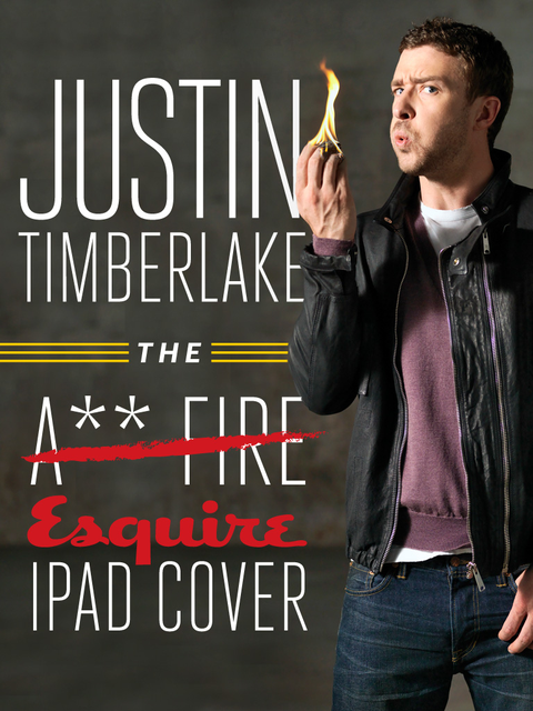 preview for Justin Timberlake: The (Dirty) Esquire iPad Cover