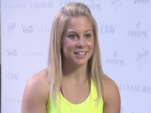 Olympian Shawn Johnson Wore Her 2008 Gymnastics Leotard