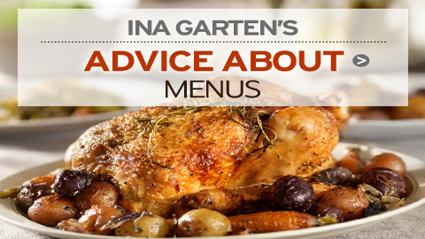 Ina Garten S Advice About Menus Video Clip